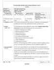  Standard operating procedures (SOP)