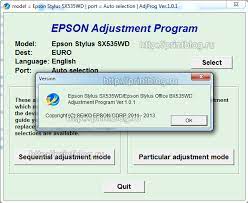 Сброс памперса в epson l130, l132, l220, l222, l310. Epson L120 Sbros Pampersa Adjustment Program