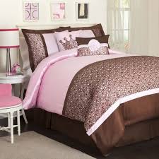Pink And Brown Touches To Decorate Bedroom Brown Comforter Sets Comforter Sets Bed Comforter Sets