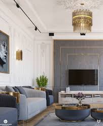 New Classic Reception On Behance In 2020 Classic Interior Design Living Room Living Room Design Decor Neoclassical Interior Design