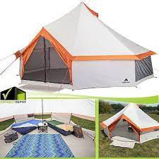 8 Person Yurt Tent Large Ozark Trail Family Hiking Camping Outdoor Fast Setup Yurt Tent Tent Camping Family Tent Camping