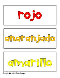 Spanish colors and numbers printables pin1.7kfacebooktweet spanish colors ~ colores (3 pages) includes the following colors: Spanish Color Words Los Colores Word Wall Cards Spanish Printable
