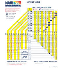 Dive Tables Review Naui Worldwide Dive Safety Through Education