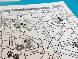 11 Activities For Teaching Effects Of Transformations Transformations Math High School Math Activities Math Games Middle School