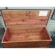 The tag inside says it is walnut. Altavista Lane Mid Century Modern Cedar Chest With Key Chairish