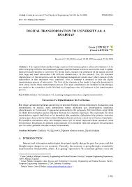 Muslim scholars have developed a spectrum of viewpoints on science within the context of islam. Pdf Digital Transformation To University 4 0 A Roadmap Ceren Cubukcu Academia Edu