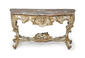 C1730 A German Giltwood And Silver Painted Side Table Circa 1700 Price Realised Usd 11 875 Antique Console Table French Console Table Painted Side Tables