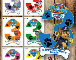 For best results, print the cupcake. Paw Patrol Printable Paw Patrol Number 3 Centerpieces Paw Etsy Paw Patrol Printables Paw Patrol Centerpiece Paw Patrol Birthday