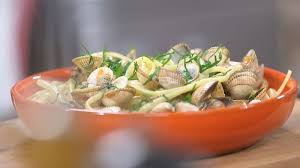 Ma Recette De Linguine Aux Coques Laurent Mariotte Petits Plats En Equilibre Recette Linguine Linguine