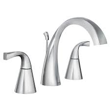 Caldwell spot resist brushed nickel two handle bathroom. Moen Oxby Chrome 2 Handle Widespread Watersense Bathroom Sink Faucet With Drain Lowes Com Bathroom Sink Faucets Sink Faucets Bathroom Faucets
