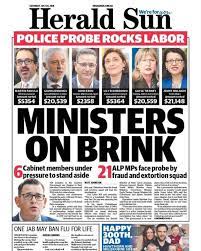 Who are the best columnists for the herald sun? Front Page Of Melbourne S Herald Sun With Heartening News Michael Smith News