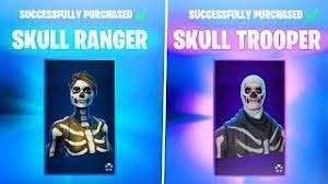 New Skull Trooper Skull Ranger Skin Gameplay In Fortnite New Fortnite Skull Sickle Pickaxe Fortnite Trooper Skin