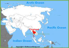 Thailand Country In World Map Thailand Location On The Asia Map