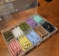 Medium Paper Clips 33 mm/1.3 Inch Size 300 Pcs