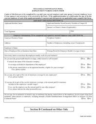 They are not subject to state insurance statutes and regulations. Employer Verification Form Texas Health Insurance Risk Pool