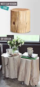Turn A Wooden Stump Into A Beautiful Side Table Diy Side Table Tree Stump Side Table Diy Tree
