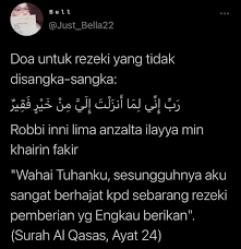 We did not find results for: Viral Johor Doa Untuk Rezeki Yang Tak Disangka Sangka Facebook
