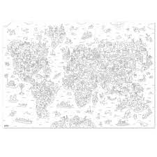 Hundreds of tiny details, and a huge sense of humor. Omy Giant Coloring Poster Atlas My Sweet Muffin