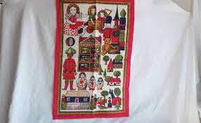Unused Retro Tea Towel By Pat Albeck Etsy Vintage Tea Towels Tea Towels Vintage Tea