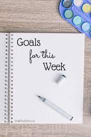 Goals For This Week, April 26Th - Frugal Family Home