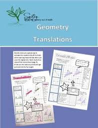 This Notes Sheet Includes The Terms Translation Preimage Image Vector And Both Component Form And A Rule For A Translati Doodle Notes Translation Note Sheet