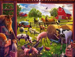 Free kids' jigsaw puzzles to play online. Animals Of Bells Farm 24 Pieces Ravensburger Puzzle Warehouse In 2021 Rooster Art Farm Yard Photo Jigsaw Puzzle