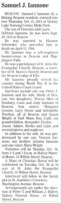 Samuel Iannone Obituary
