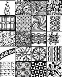 Now it's no longer a blank piece of paper. 10 Best Printable Zentangle Patterns Printablee Com