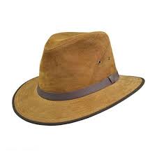 Jaxon Hats Nubuck Leather Safari Hat All Fedoras Cuero Guardarropas Sombreros