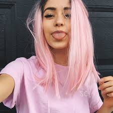 Take the leap and get short hair with baby bangs. Pastel Baby Pink Hair Dye Novocom Top