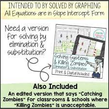 They will then glue the equation next to the zombie that it killed. Graphing Lines And Killing Zombies Amazing Mathematics Thanksgiving Algebra Activity Graphing Lines And Turkeys Histomatics Is The Study Of How Mathematics Affects History