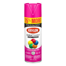 Krylon Colormaster Paint Primer Gloss Mambo Pink 15 Oz Walmart Com Walmart Com