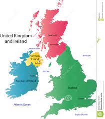 In hamilton, bermuda, gibt es einen deutschen honorarkonsul, an den sich reisende vor ort in notfällen wenden. Grossbritannien Und Irland Karte Vektor Abbildung Illustration Von Irland Kunst 6050924