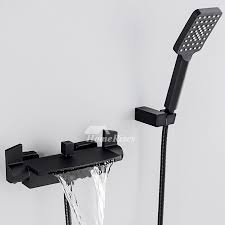 Shipping to alaska, hawaii, po boxes and apo addresses not available for this item. Wall Mount Chrome Oil Rubbed Bronze Tub Faucet Silver Black Waterfall