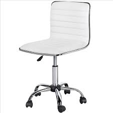 Amazon's choice for desk chair no wheels. Topeakmart Office Desk Chair Adjustable Low Back Armless Computer Chair Ribbed Task Chair W Wheels White Walmart Com Walmart Com
