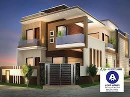 4bhk Double Floor Contemporary Home Design