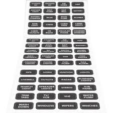 He understands basic rewiring and can replace outlet. Blue Sea Systems Small Format Distribution Panel Labels West Marine
