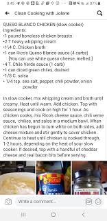 Queso Blanco Chicken Verde Sauce Clean Cooking My Cookbook