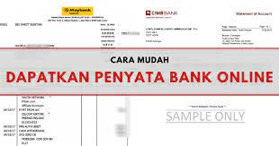 Hari ni paparea nak kongsi pada korang semua tentang cara nak print penyata bank @ statement bank dari maybank2u. Macam Mana Nak Print Bank Statement Bank Rakyat
