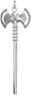 Amazon Com Sterling Silver Queen S Battle Axe Charm Jewelry