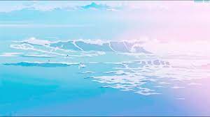 sea waves sound anime gif - YouTube
