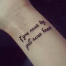 wrist tattoo | Tumblr like Wong all the words fit | Tattoo ... via Relatably.com