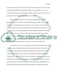 We refer back to those key picture cards often. Emergent Literacy And Alphabet Knowledge Essay Example Topics And Well Written Essays 750 Words