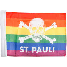 Kieztouren entdecken sie das rotlichtviertel diese kieztouren geben spannende einblicke in die welt hinter den ku­lissen der reeperbahn. Fc St Pauli Fahne Totenkopf Regenbogen Klein 30x40 Cm Mehrfarbig Rocknshop