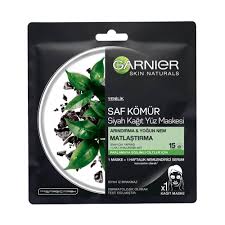 Garnier Saf Komur Siyah Kagit Maske Matlastirici Cosmetica