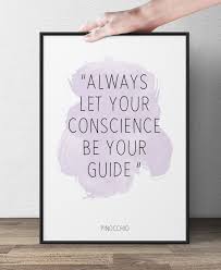 God never intended your conscience as your guide. Always Let Your Conscience Be Your Guide Wall Decals Pinocchio Quote Kid Decor Bedroom Playroom Dorm Decor Kids Teens At Home
