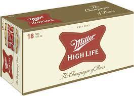 miller high life is an american lager beer with the perfect balance of flavor and refreshment. Miller High Life Beer 18 Pack 12 Oz Cans Liquor Barn Hamburg
