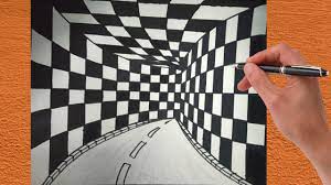 At times, you can give a 3d to drawing image by lightening one part of the drawing images. How To Draw 3d Tunnel Drawing Optical Illusion Step By Step 3d Drawing 3d Illusion 3d Art Youtube
