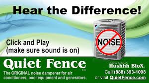 If your air conditioner suddenly starts making an unusual noise, you may want to investigate before calling for a service professional. Home Quiet Fence For Loud Air Conditioners