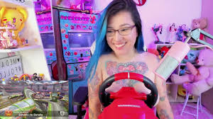 medakawaii playing mario kart would you like to touch my gummy buttons